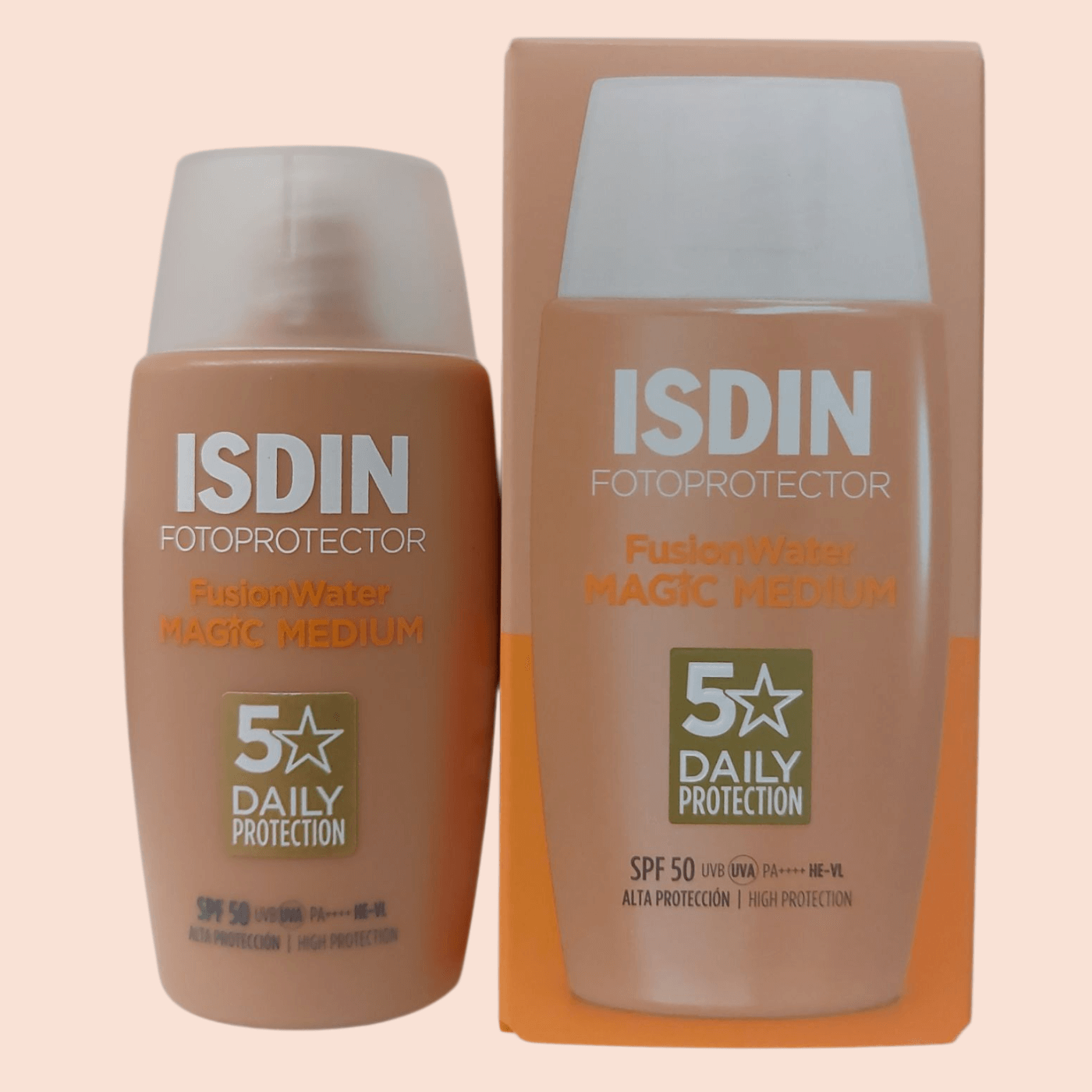 Fotoprotector con color Isdin fusion water medium