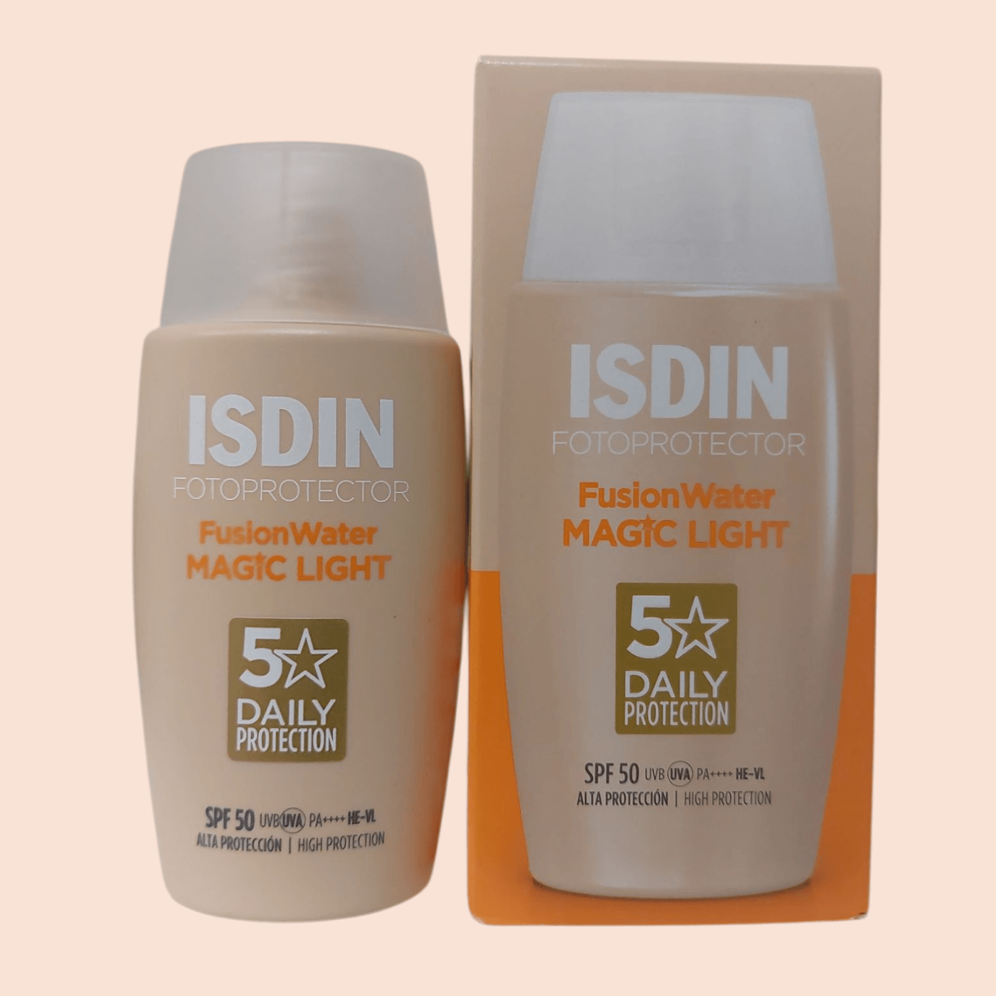Fotoprotector con color Isdin fusion water light