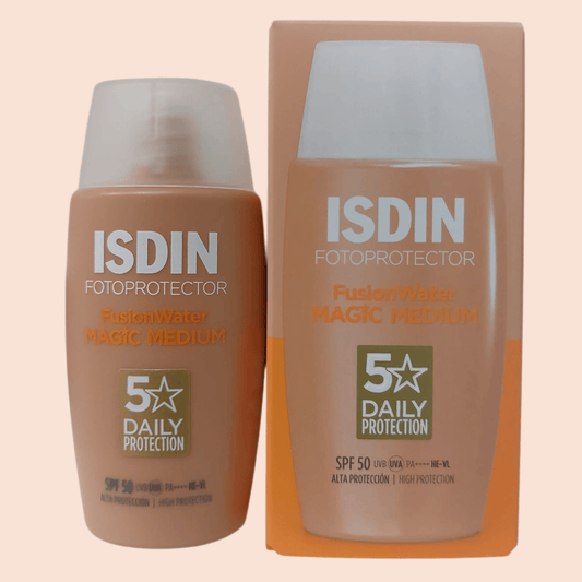 Fotoprotector con color Isdin fusion water medium