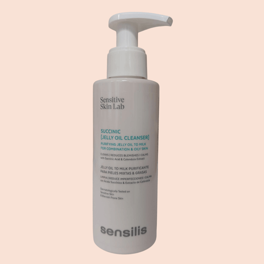 Aceite limpiador Oil to Milk Piel Grasa o Mixta Sensilis Succinic Jelly Oil Cleanser